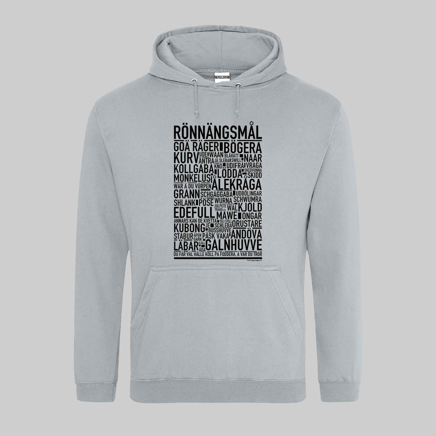 Rönnängsmål Dialekt Text Hoodie