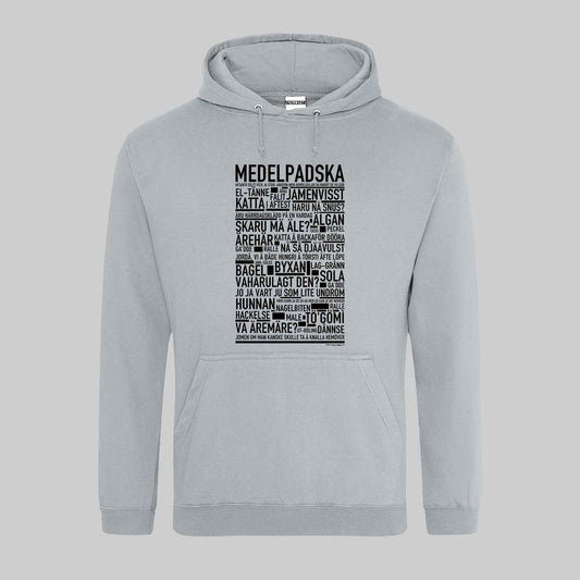 Medelpadska Dialekt Text Hoodie