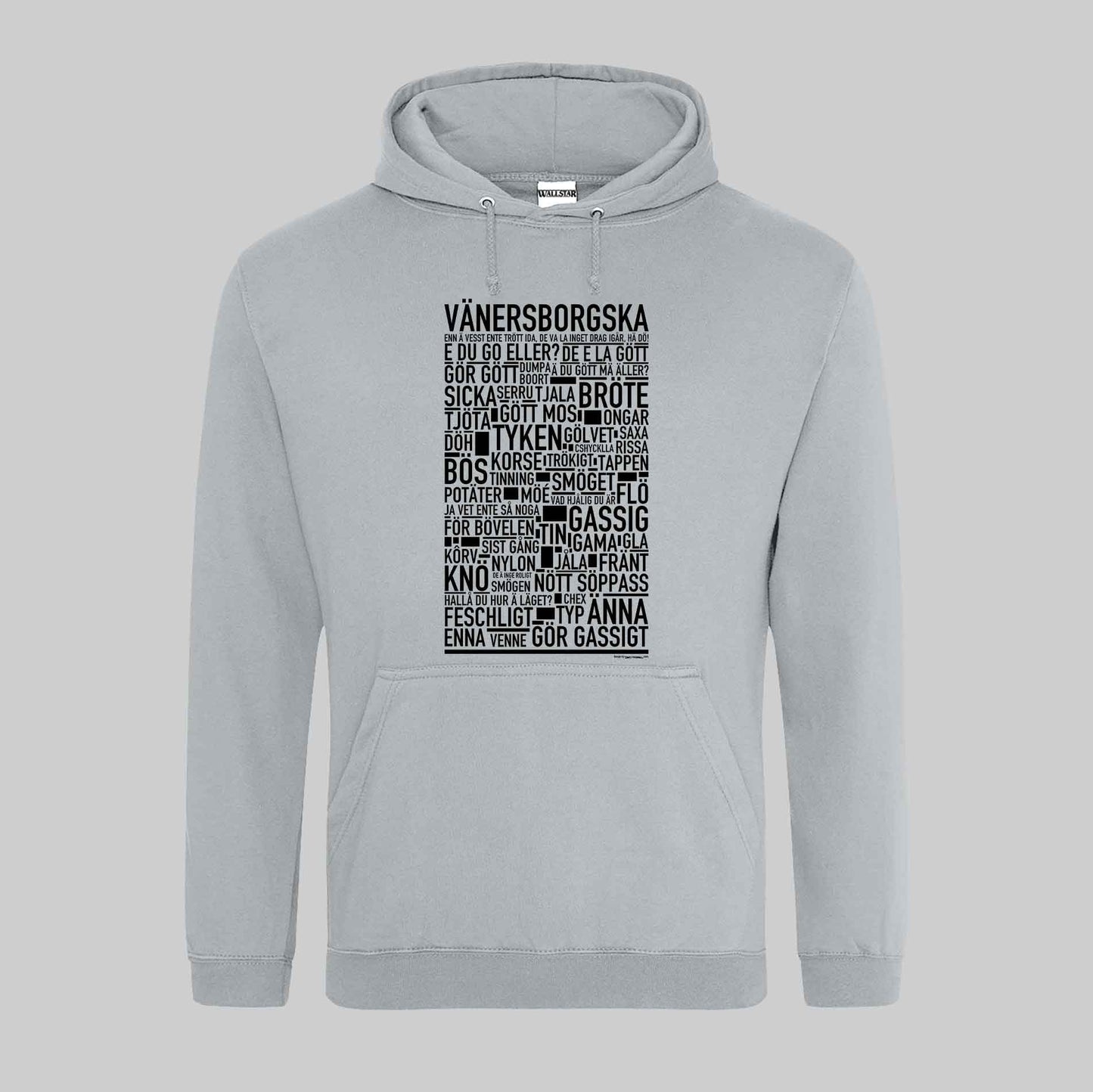 Vänersborgska Dialekt Text Hoodie