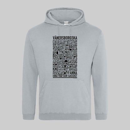Vänersborgska Dialekt Text Hoodie