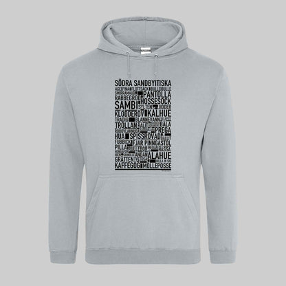 Södra Sandbyitiska Dialekt Text Hoodie