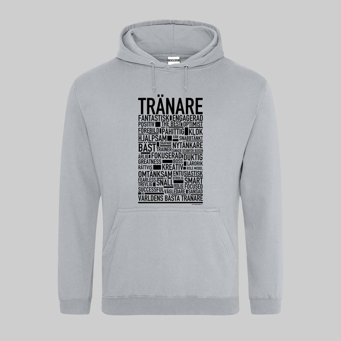 Tränare Text Hoodie