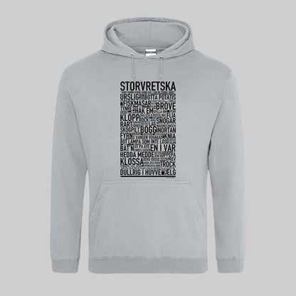 Storvretska Dialekt Text Hoodie