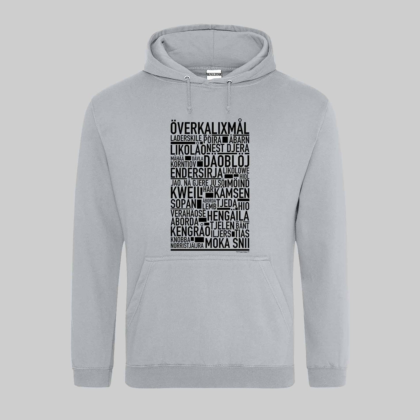 Överkalixmål Dialekt Text Hoodie