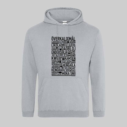 Överkalixmål Dialekt Text Hoodie