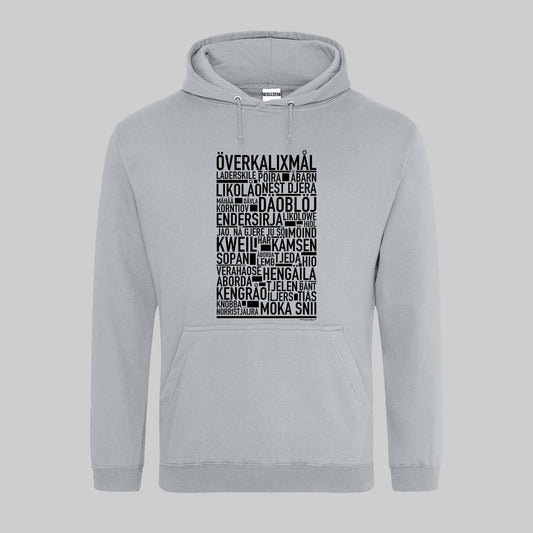 Överkalixmål Dialekt Text Hoodie