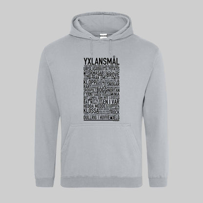 Yxlansmål Dialekt Text Hoodie