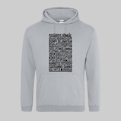 Svärdsjömål Dialekt Text Hoodie