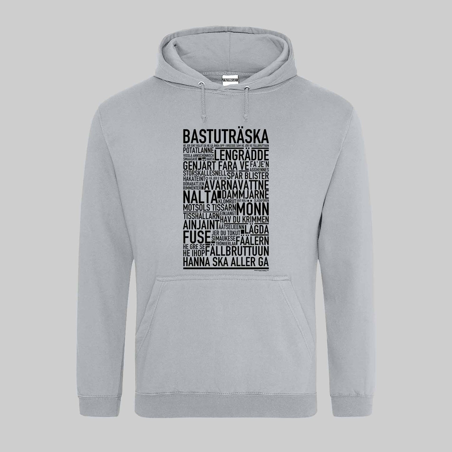 Bastuträska Dialekt Text Hoodie