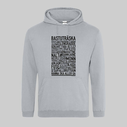 Bastuträska Dialekt Text Hoodie