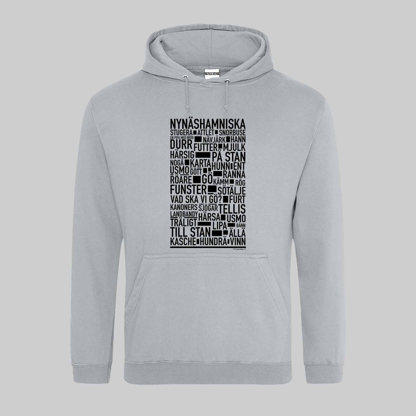 Nynäshamnitiska Dialekt Text Hoodie