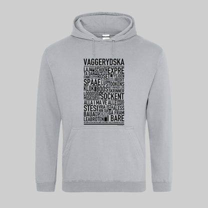 Vaggerydska Dialekt Text Hoodie