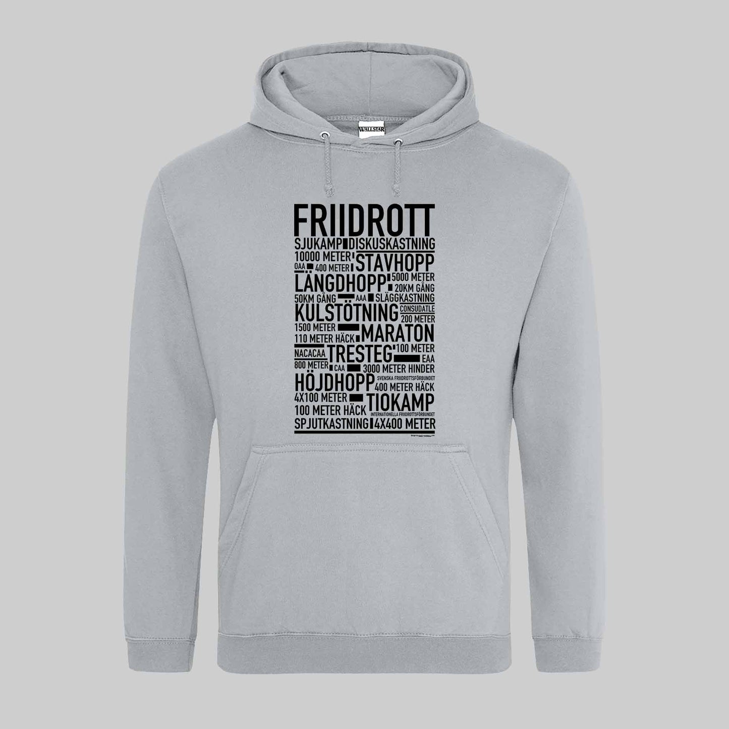 Friidrott Text Hoodie