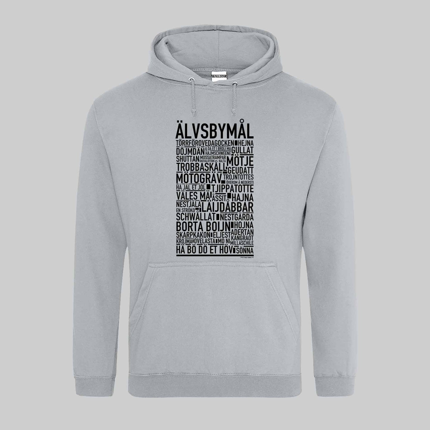 Älvsbymål Dialekt Text Hoodie