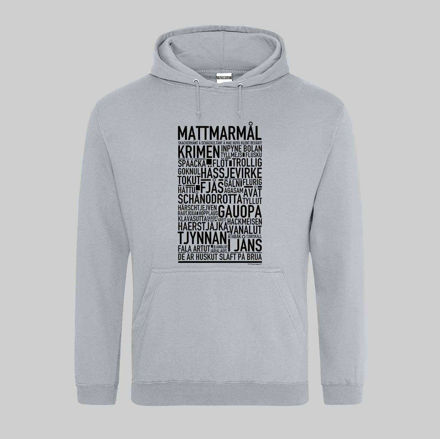 Mattmarmål Dialekt Text Hoodie
