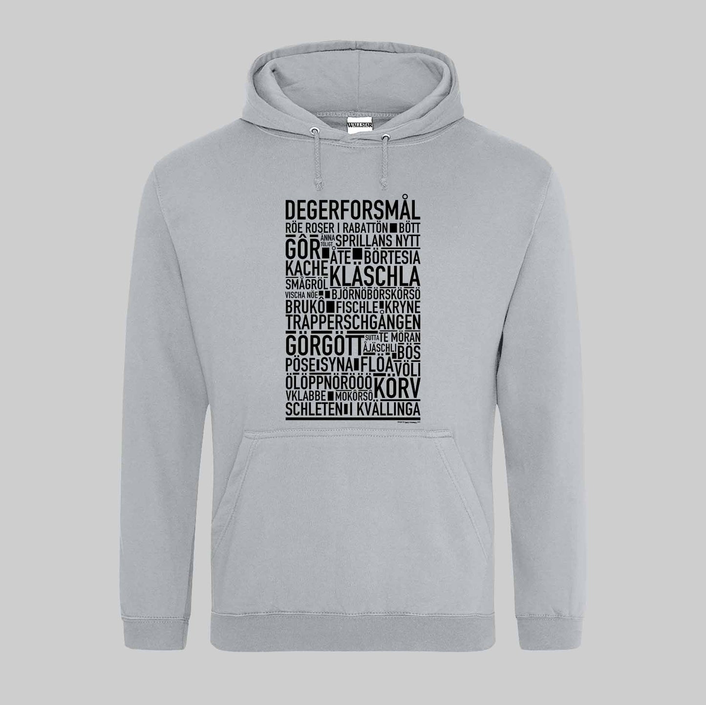 Degerforsmål Dialekt Text Hoodie