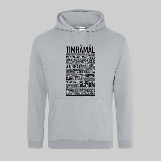 Timråmål Dialekt Text Hoodie