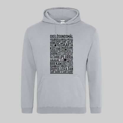 Oxelösundsmål Dialekt Text Hoodie