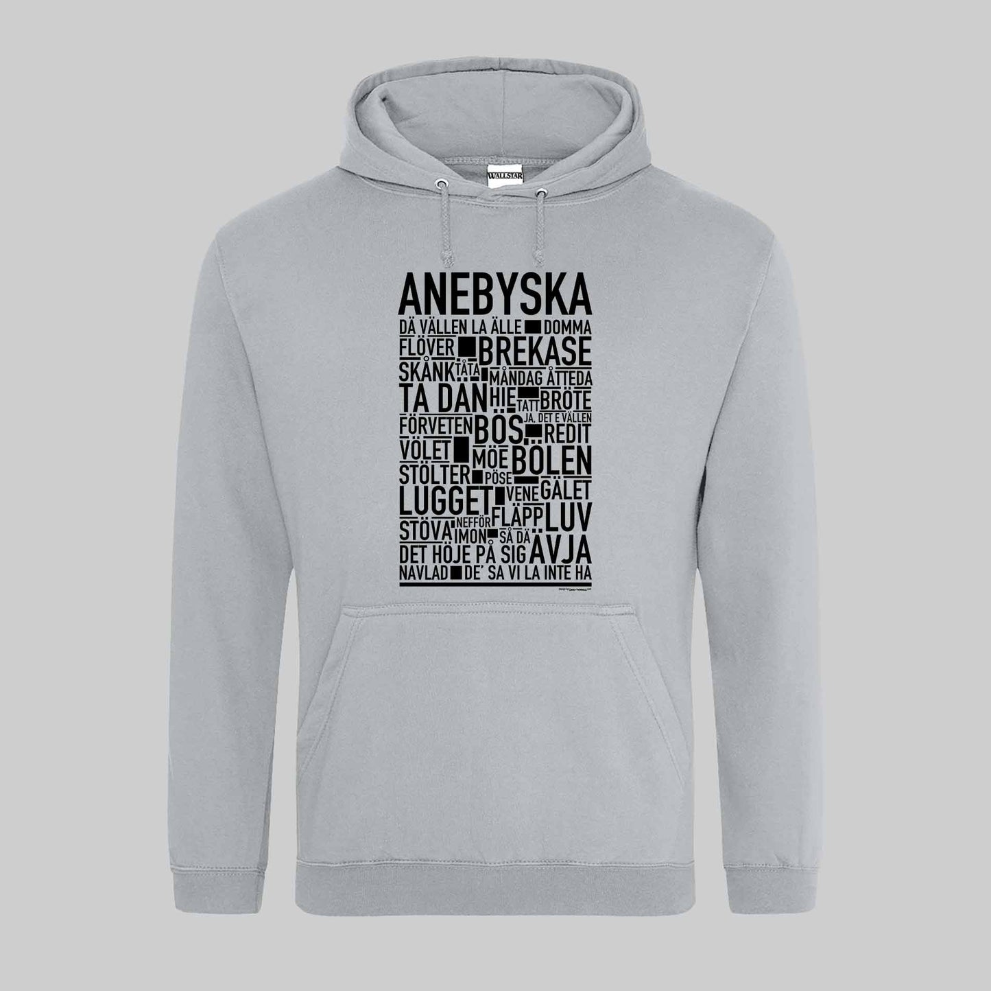 Anebyska Dialekt Text Hoodie