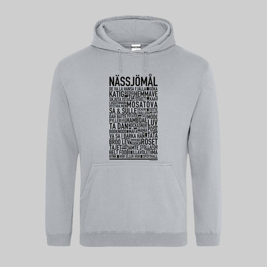 Nässjömål Dialekt Text Hoodie