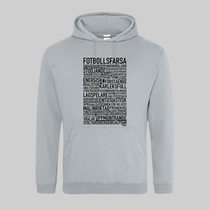 Fotbollsfarsa Text Hoodie