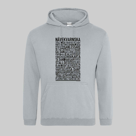 Nävekvarnska Dialekt Text Hoodie