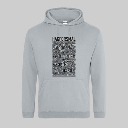 Hagforsmål Dialekt Text Hoodie