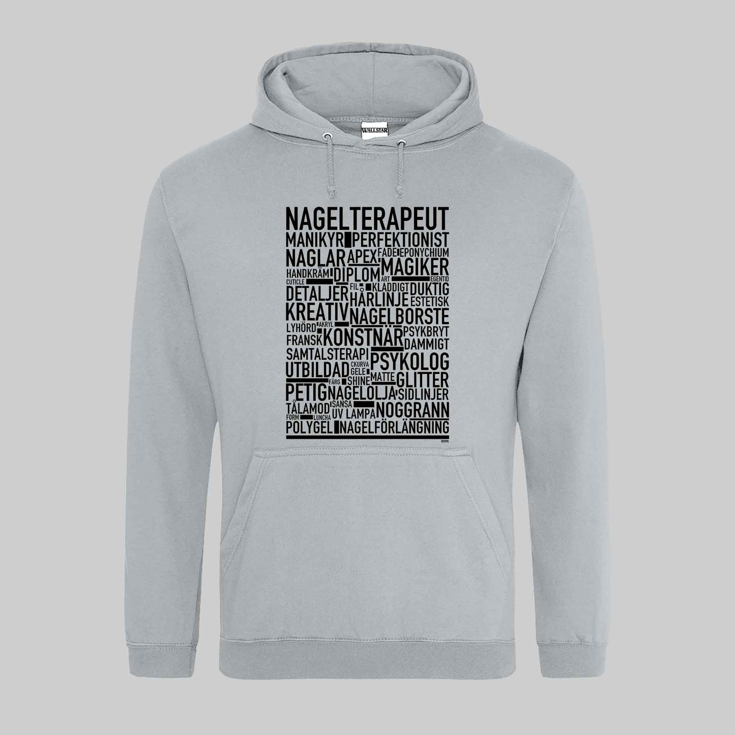 Nagelterapeut Text Hoodie