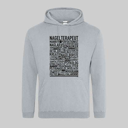 Nagelterapeut Text Hoodie
