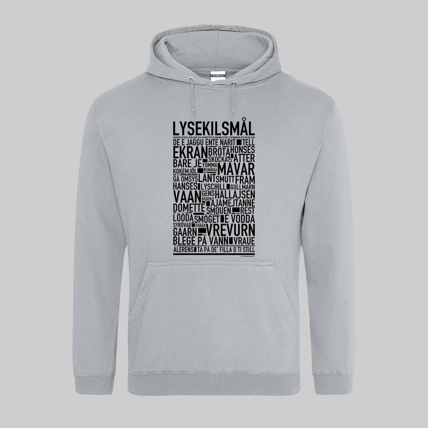 Lysekilsmål Dialekt Text Hoodie