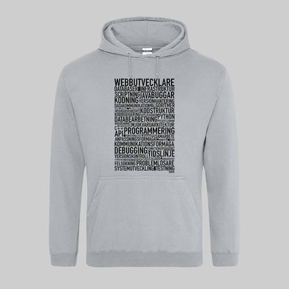 Webbutvecklare Text Hoodie
