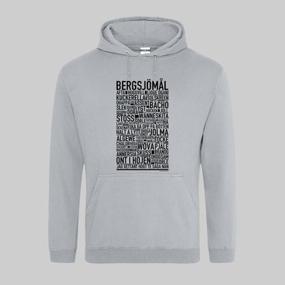 Bergsjömål Dialekt Text Hoodie