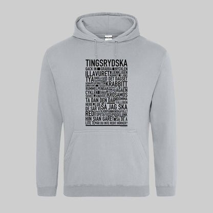 Tingsrydska Dialekt Text Hoodie