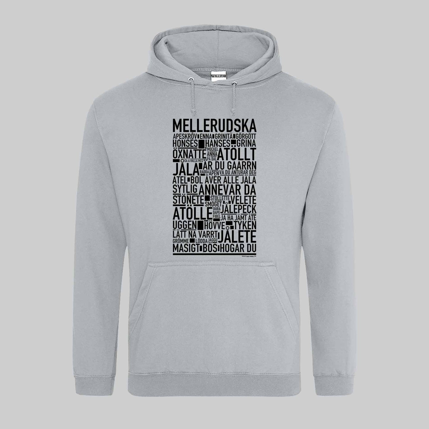 Mellerudska Dialekt Text Hoodie