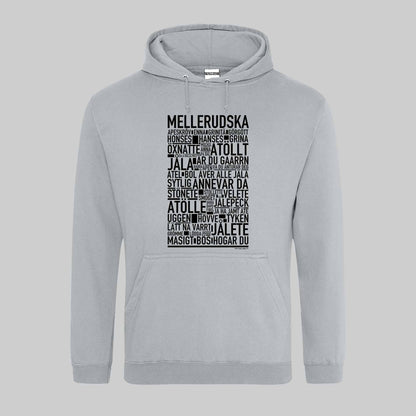 Mellerudska Dialekt Text Hoodie