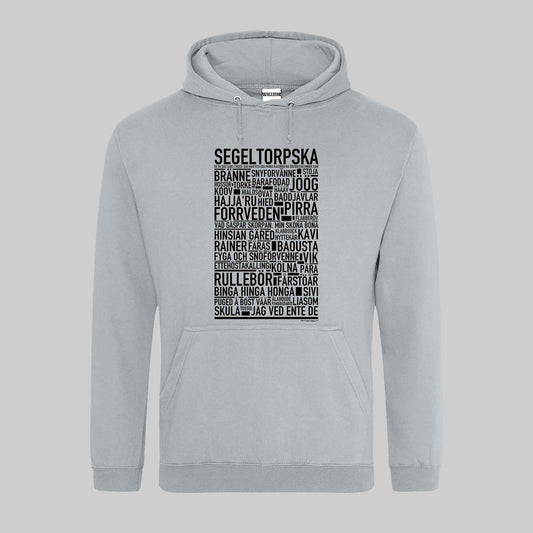 Segeltorpska Dialekt Text Hoodie