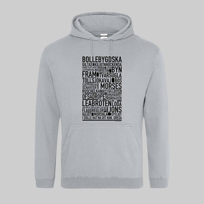Bollebygdska Dialekt Text Hoodie