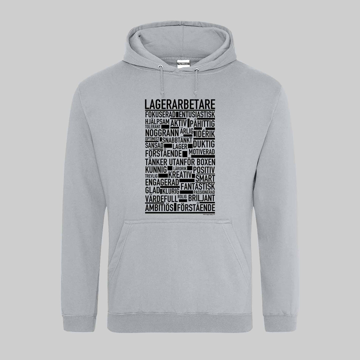 Lagerarbetare Text Hoodie