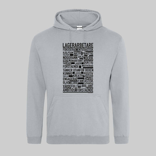 Lagerarbetare Text Hoodie