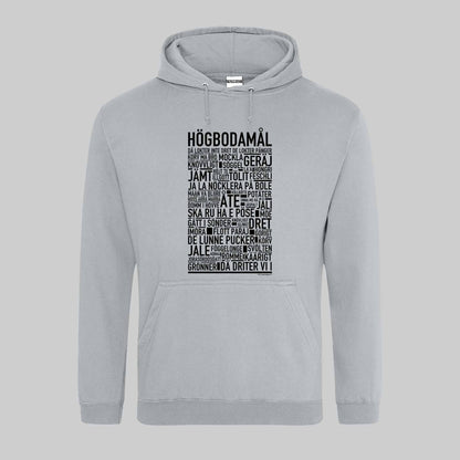 Högbodamål Dialekt Text Hoodie