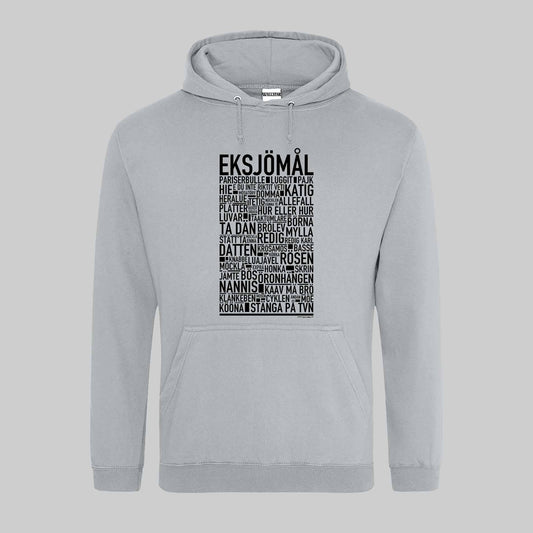 Eksjömål Dialekt Text Hoodie