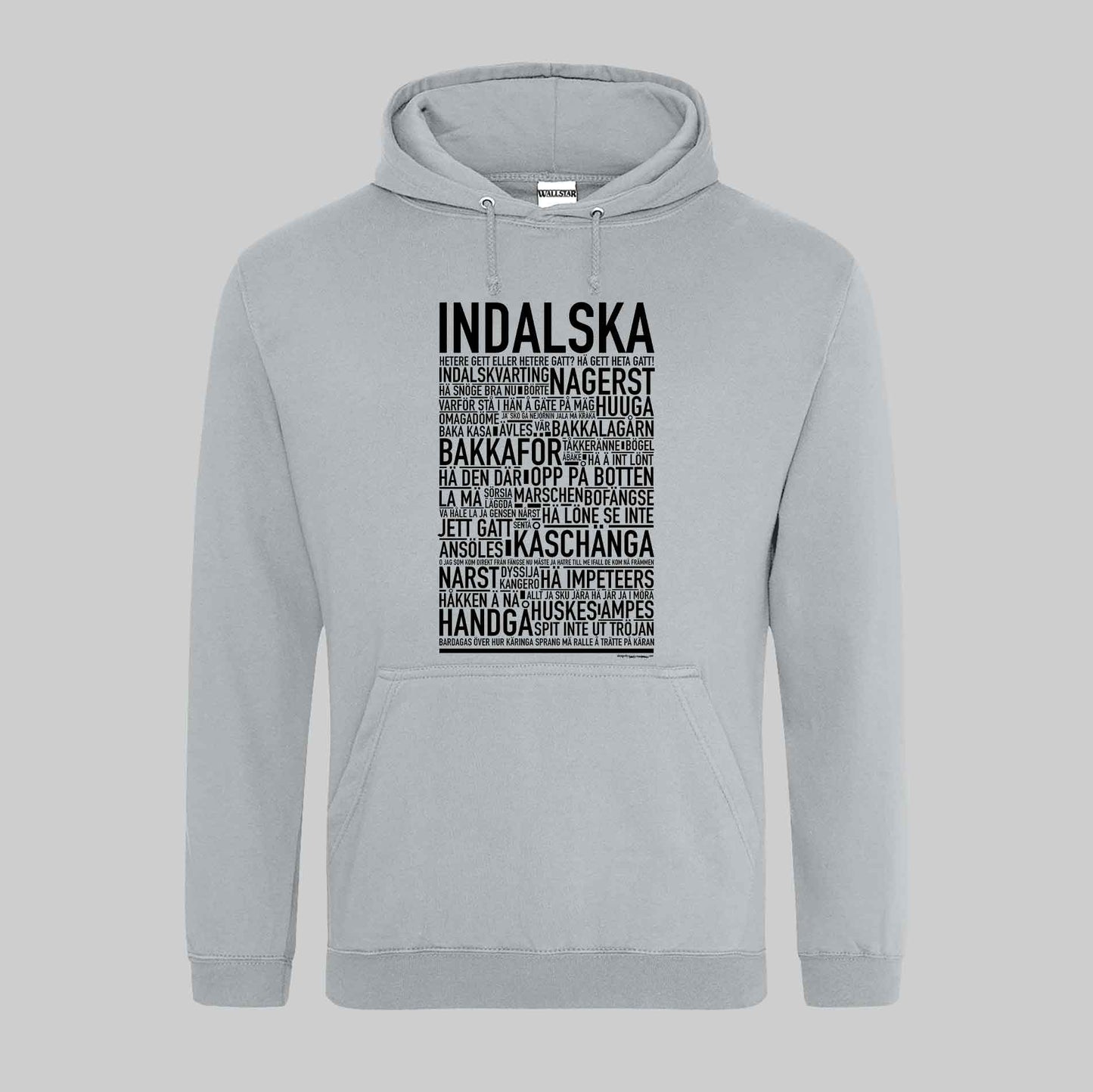 Indalska Dialekt Text Hoodie