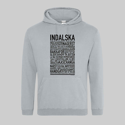 Indalska Dialekt Text Hoodie