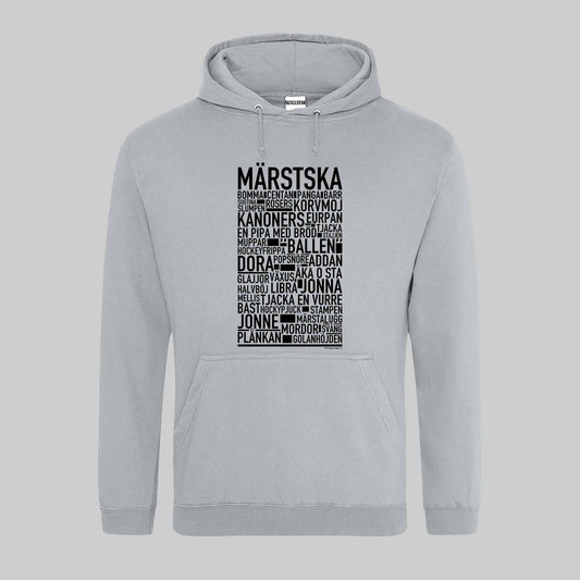 Märstska Dialekt Text Hoodie