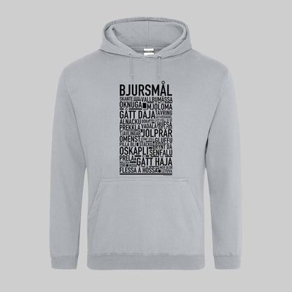 Bjursmål Dialekt Text Hoodie
