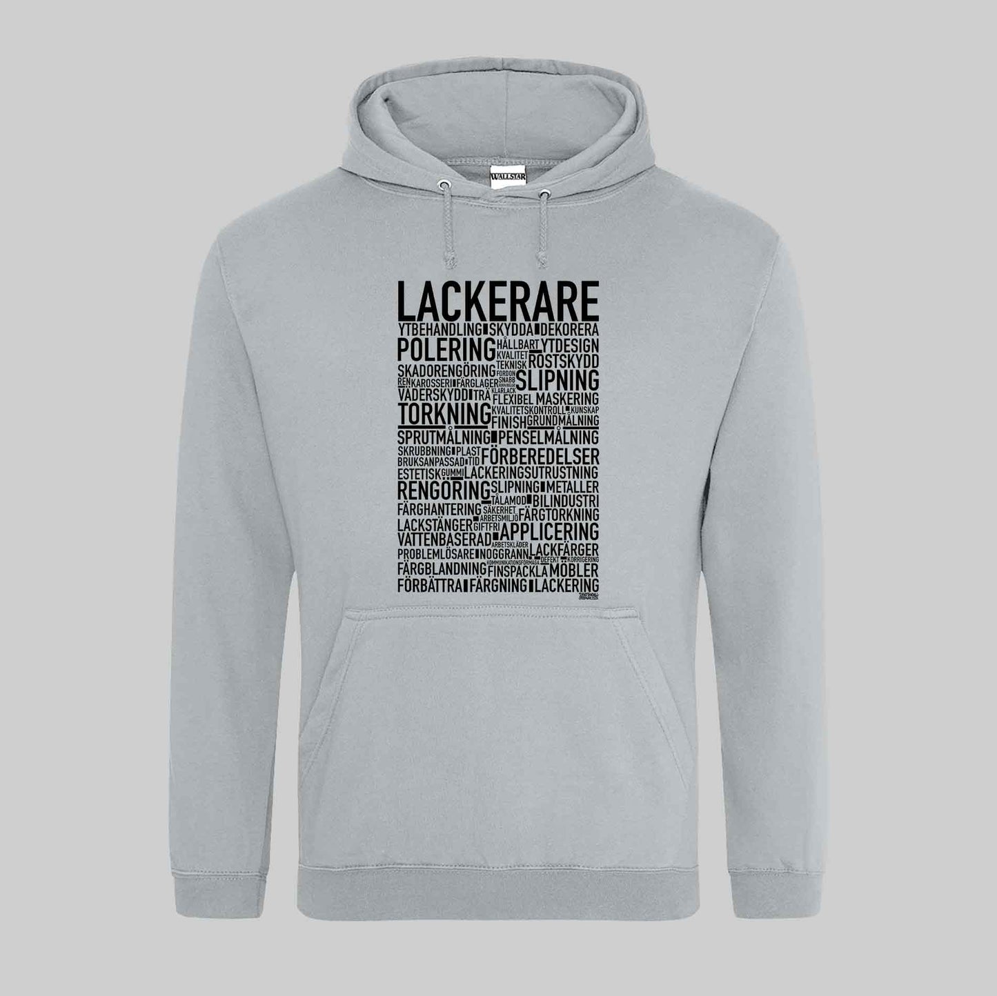Lackerare Text Hoodie