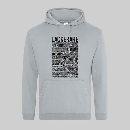 Lackerare Text Hoodie