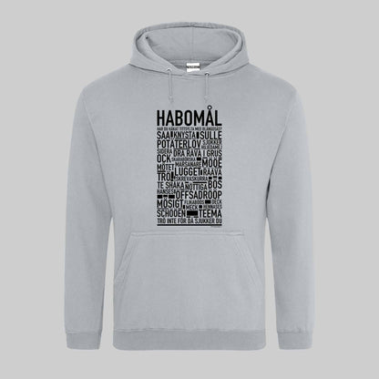Habomål Dialekt Text Hoodie