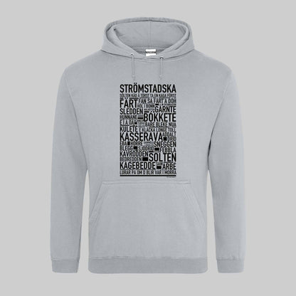 Strömstadska Dialekt Text Hoodie