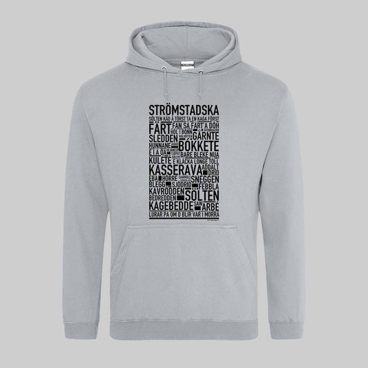 Strömstadska Dialekt Text Hoodie